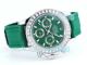 AAA Replica Rolex Daytona Green Quartz Chronograph Watch with Diamond Bezel (4)_th.jpg